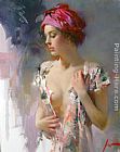 Pino Parisian Girl I painting